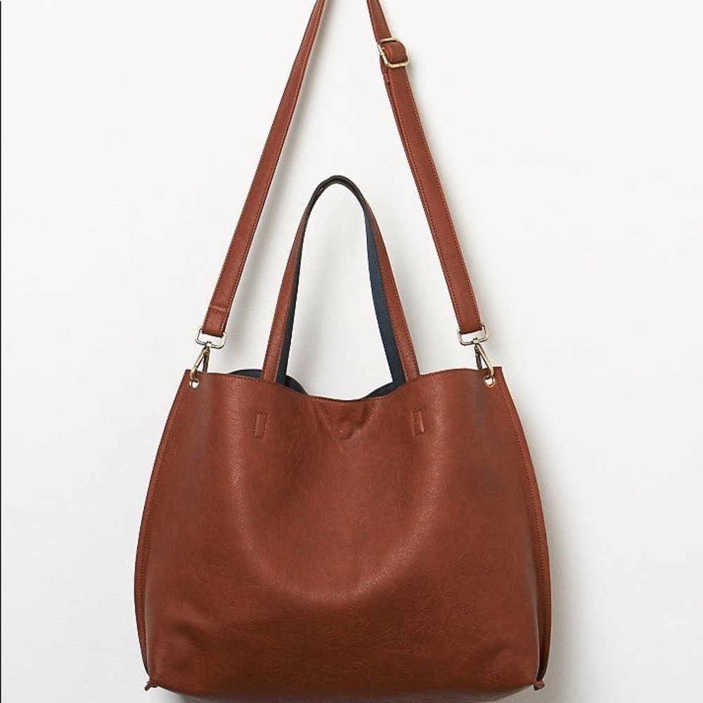 Free People Reversible Vegan Tote